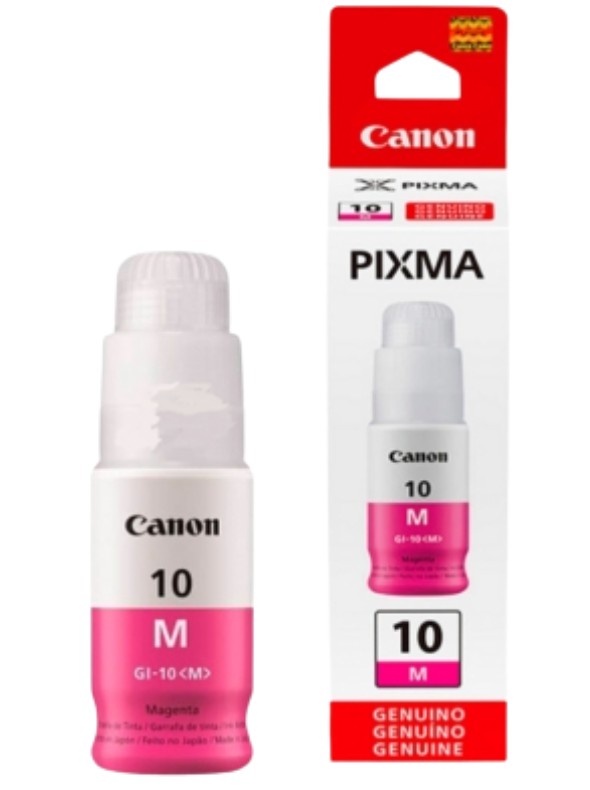 [GI-10M] BOTELLA DE TINTA CANON MAGENTA PARA PIXMA G5010/G6010 70ML